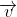 overrightarrow{v}