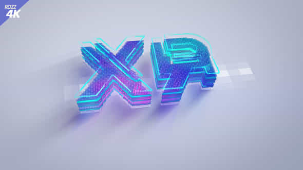 Digital White Clean 3D Logo Glitch - VideoHive 58044051