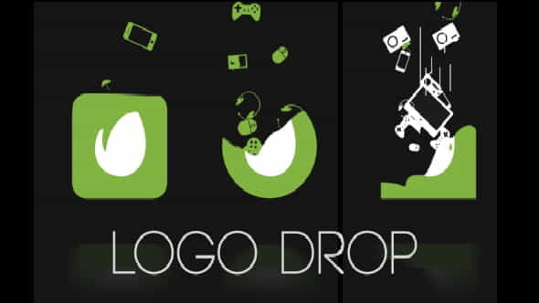 Logo Drop - VideoHive 9631875