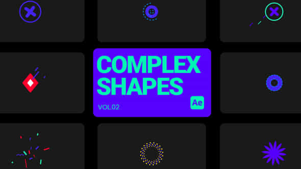 Complex Shapes 02 - VideoHive 46060308