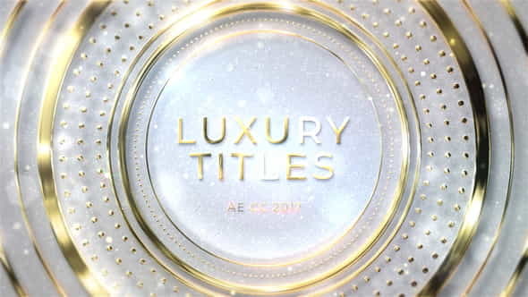 Luxury Titles - VideoHive 34031374