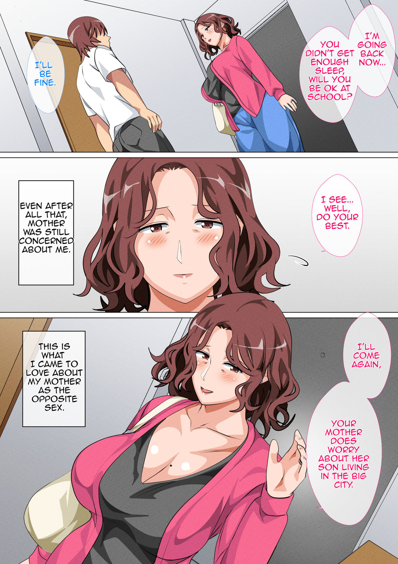 [Circle Spice] Musuko Ni Ai Ni Joukyou Shita Haha  Mother Visiting Her Son in Tokyo [English] [Amoskandy]