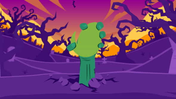 Halloween Cartoon Logo - VideoHive 24624154