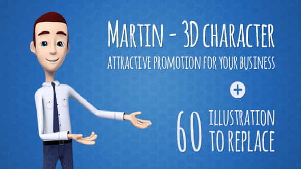 Martin 3D Character - Man - VideoHive 6886216