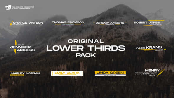Lower Thirds Pack Ae - VideoHive 48694019