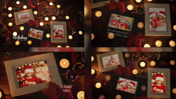 Christmas Night Photo Frame - VideoHive 20951394