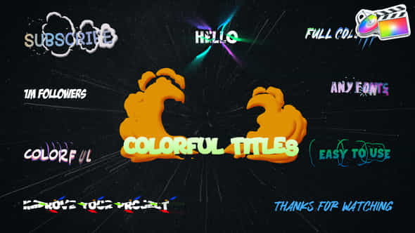 Colorful Titles - VideoHive 39100122