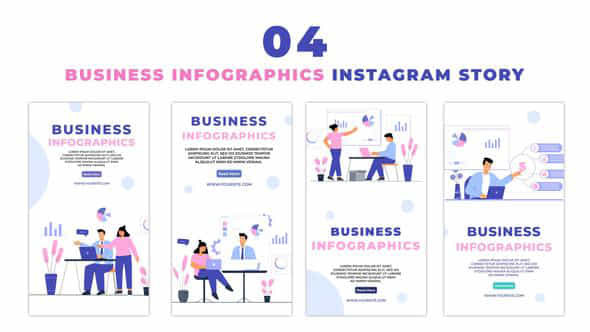 Business Infographics Flat - VideoHive 47440860