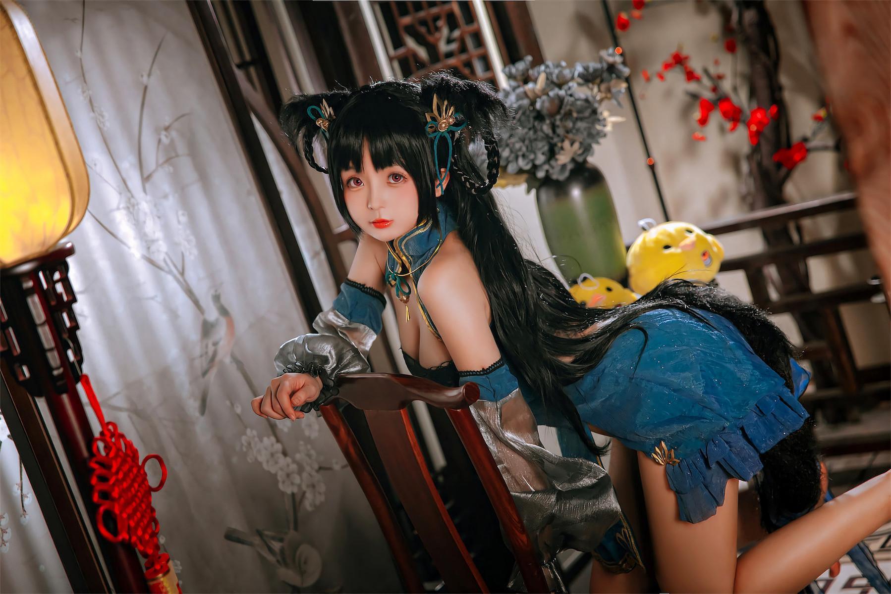 Cosplay Rinaijiao日奈娇 碧蓝航线 大潮旗袍(15)