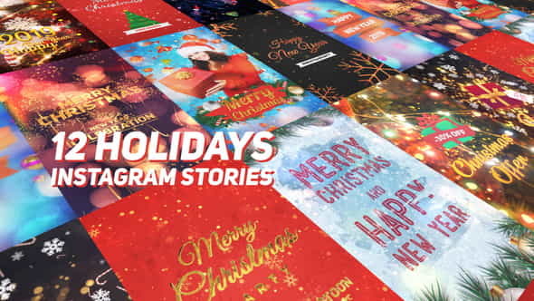 Holidays Instagram Stories Pack - VideoHive 23012180