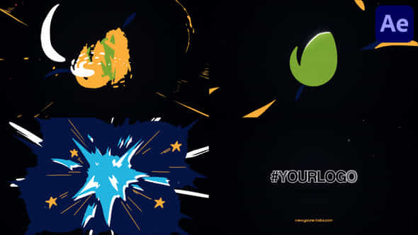 Multicolor Explosive Logo - VideoHive 46499613