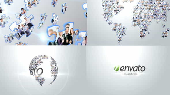 Corporate Puzzles World - VideoHive 6003974