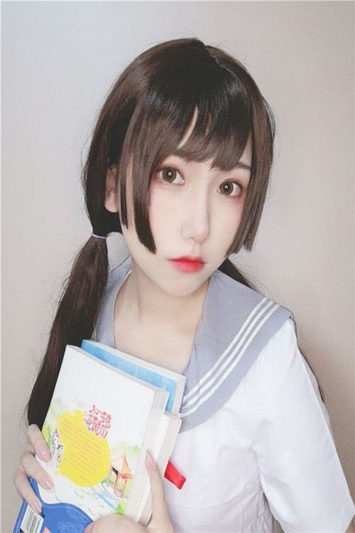 芋圆侑子SJ 双马尾水手服写真(3)