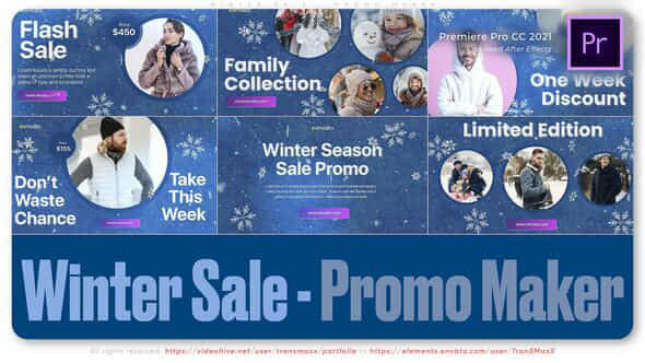 Winter Sale Promo Maker - VideoHive 49617280