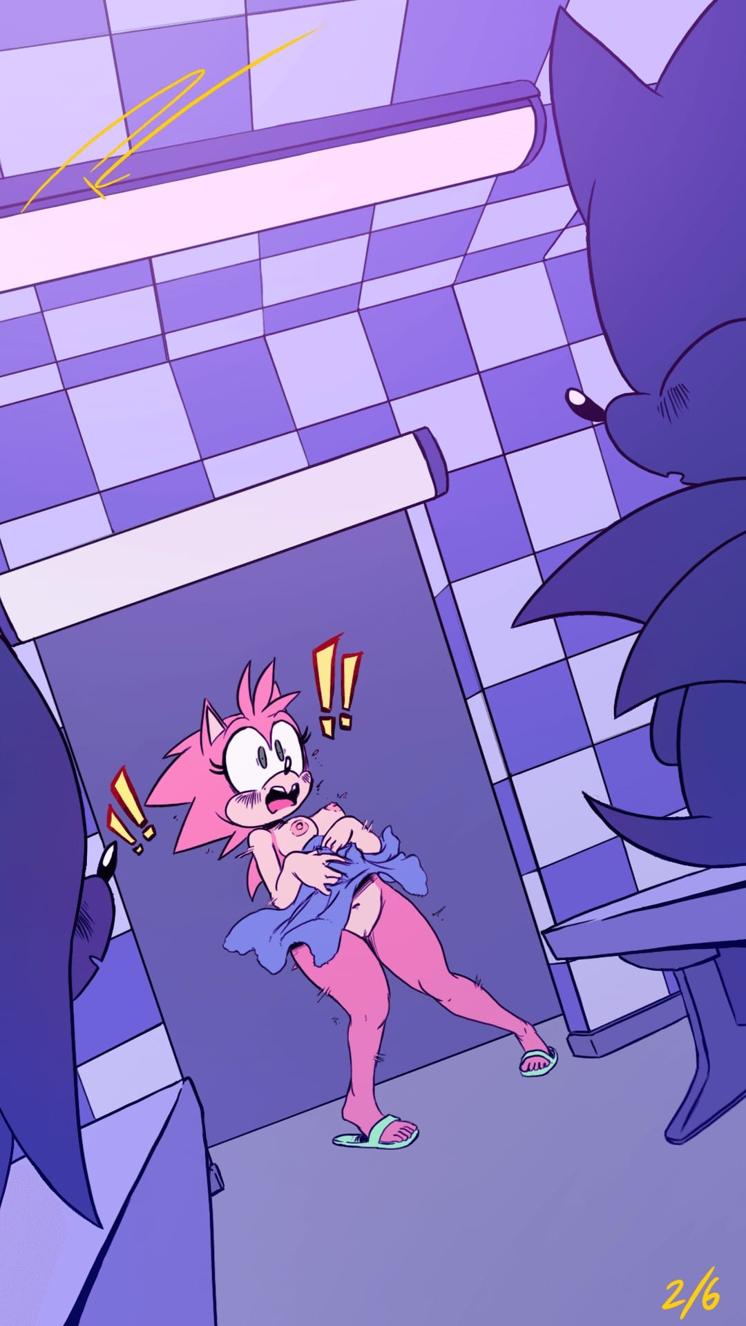 Amy in the Boys Locker Room - 1