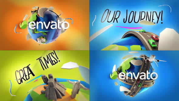 Travel Planet Logo Reveals - VideoHive 23264549
