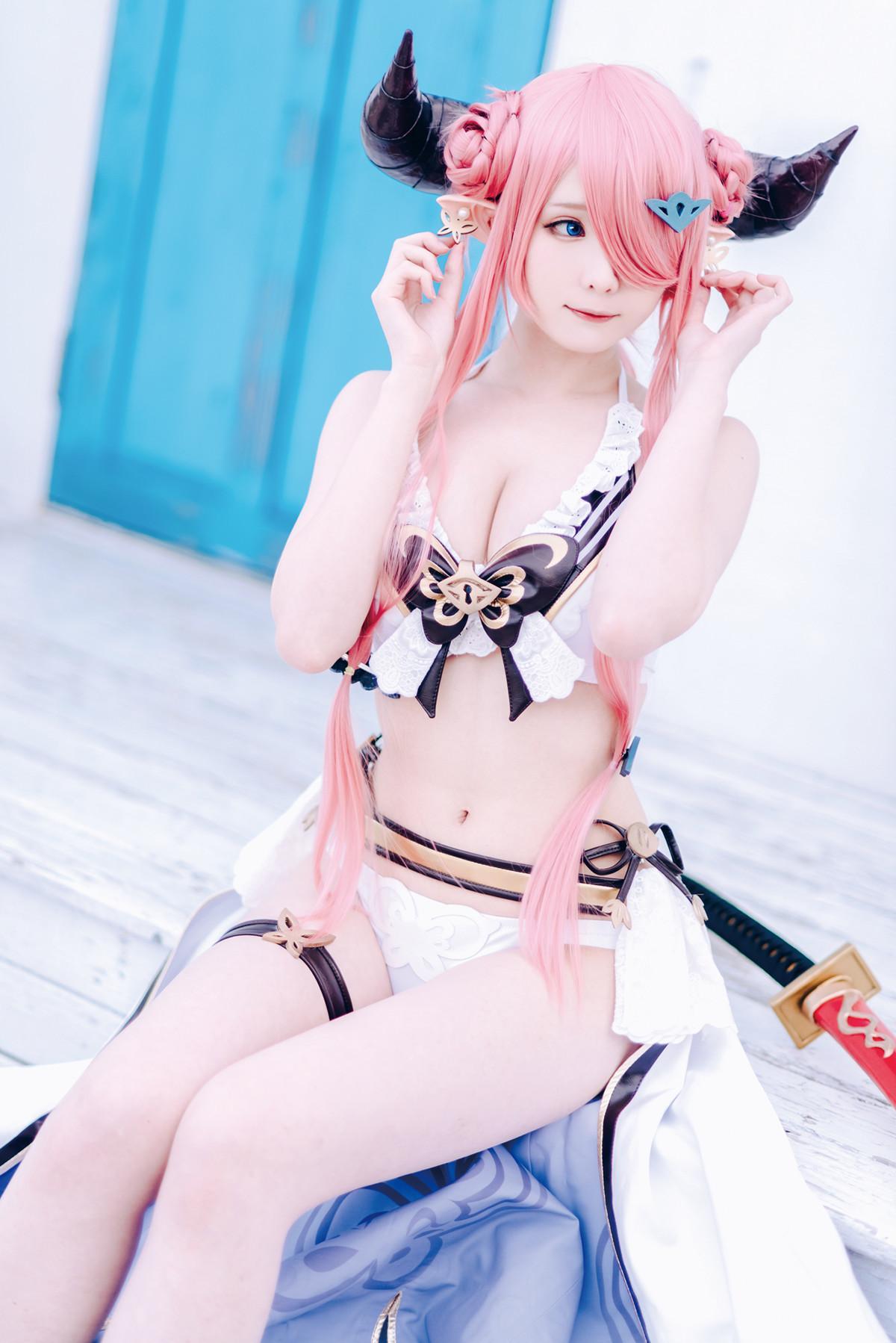 Cosplay 霜月shimo 碧蓝幻想 娜尔梅亚 Set.01(24)