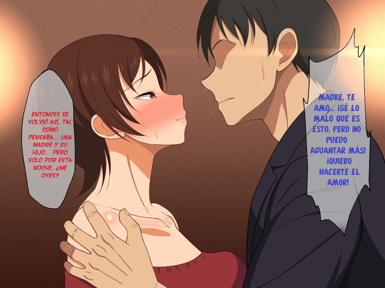 [Haruharutei] Okoru to Kowai Kaa-san dakedo Aegigoe wa Kawaii [Spanish]