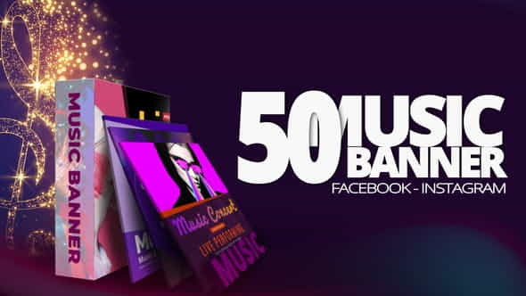 50 Music Banners | Special Events - VideoHive 30144271