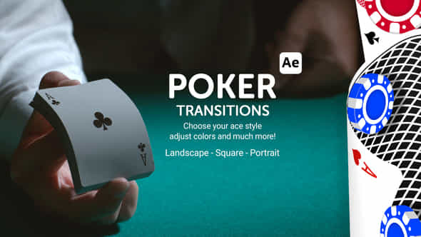 Poker Transitions For After Effects - VideoHive 49986241