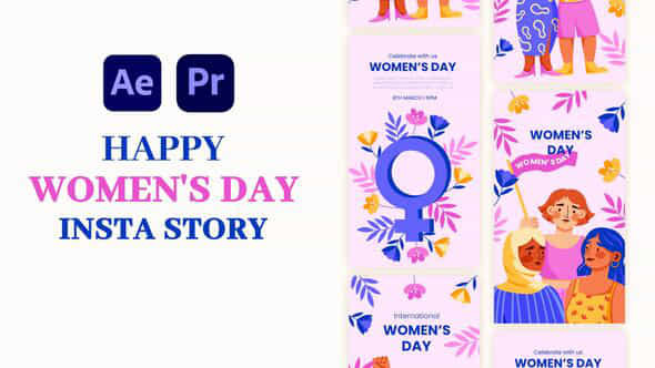 Women Day Celebration Instagram Story - VideoHive 56957018