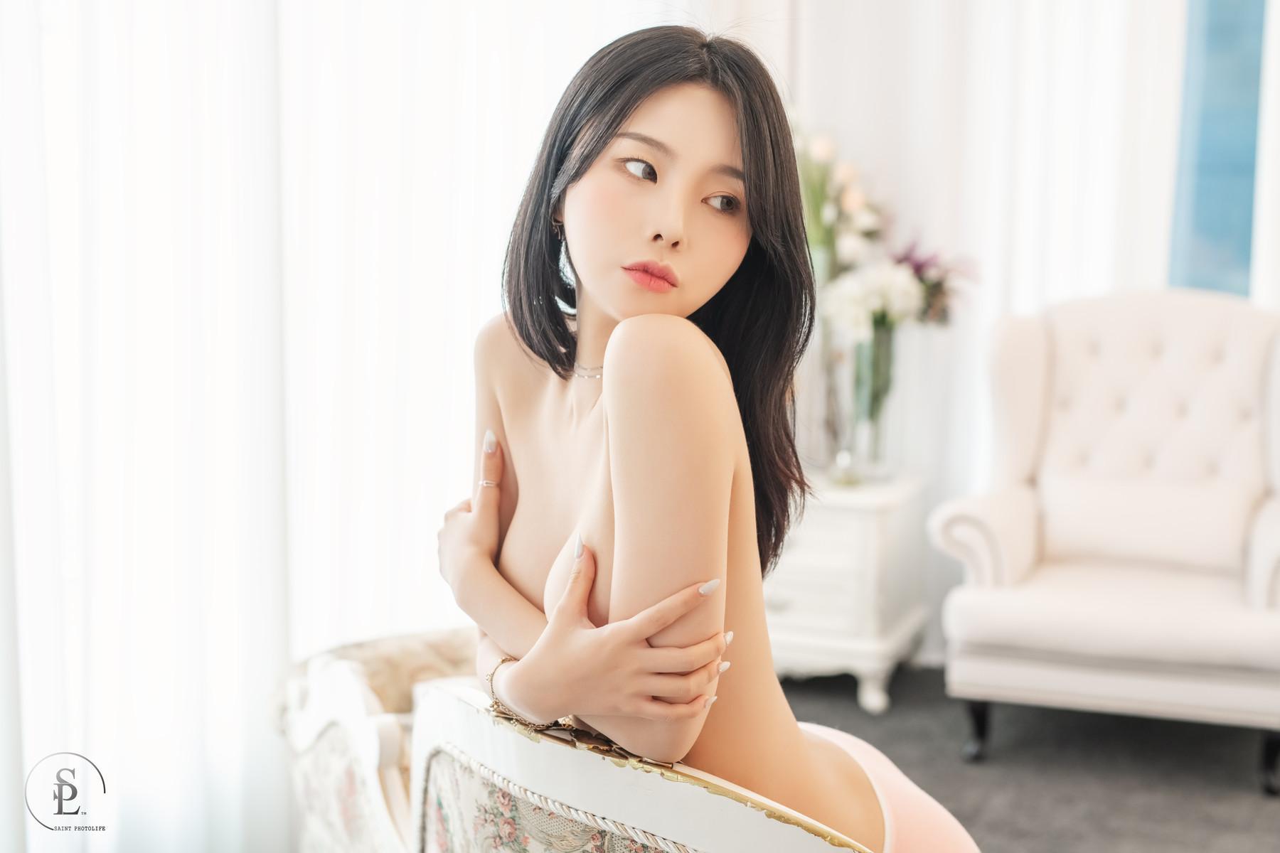 Yuna 유나, [SAINT Photolife] Vol.43 Baby Pink Set.02(25)