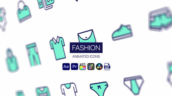 Fashion Animated Icons - VideoHive 44951068