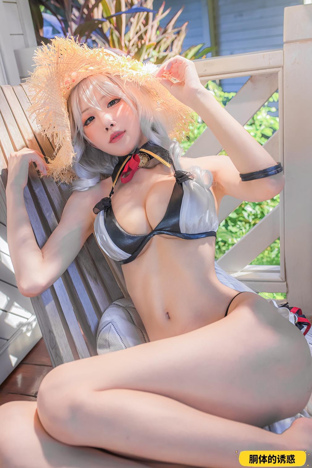 Aqua 水淼 - Algérie Swimsuit (Azur Lane) 32P-40M