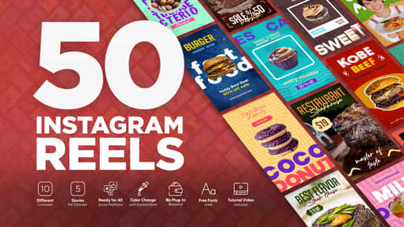 Food Instagram Reels - VideoHive 43900679