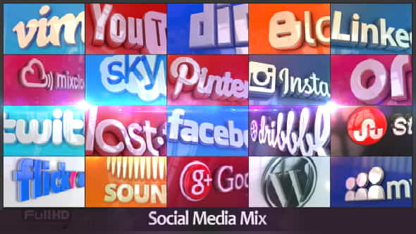 3D Social Media Pack | 3D, Object - VideoHive 19361268