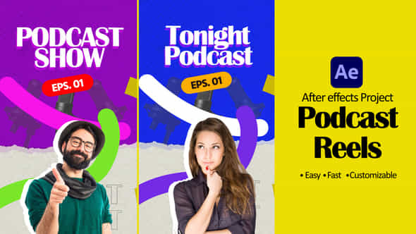 Podcast Instagram Reels - VideoHive 59029585