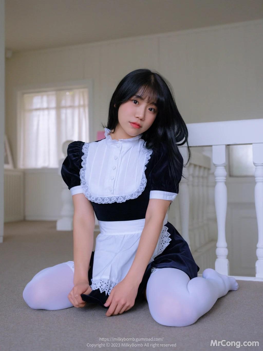 [MilkyBomb] Yui: Vol.3 Maid (291 photos )(147)