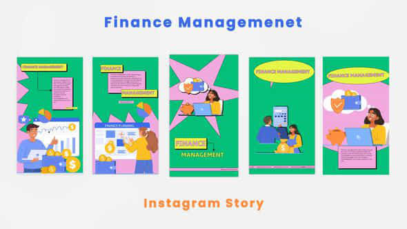 Finance Management Instagram - VideoHive 44311210
