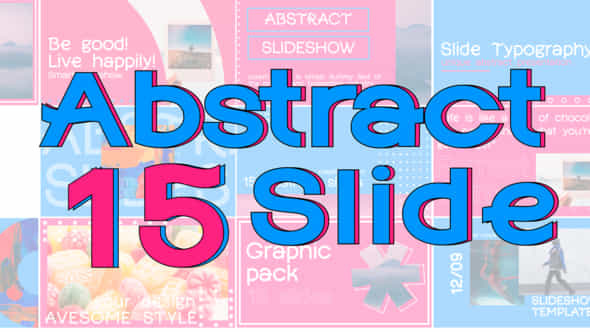 15 Abstract Slides - VideoHive 40580898