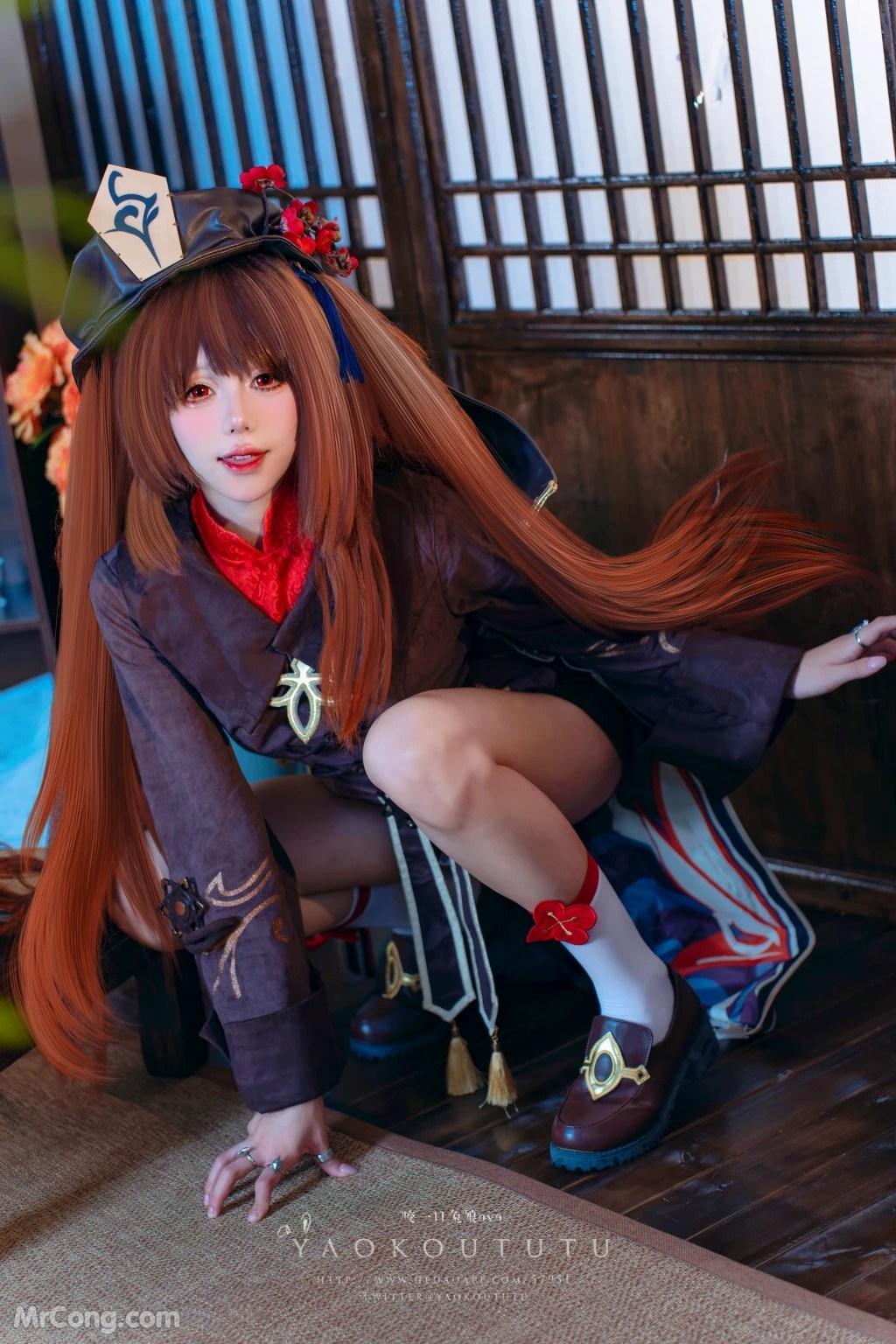 Coser@黏黏团子兔: 往生堂堂主胡桃&ミチノチモシーキミノキモチ (66 photos )(54)