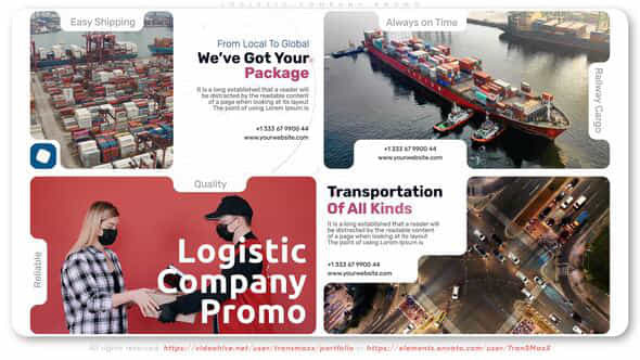 Logistic Company Promo - VideoHive 50809727