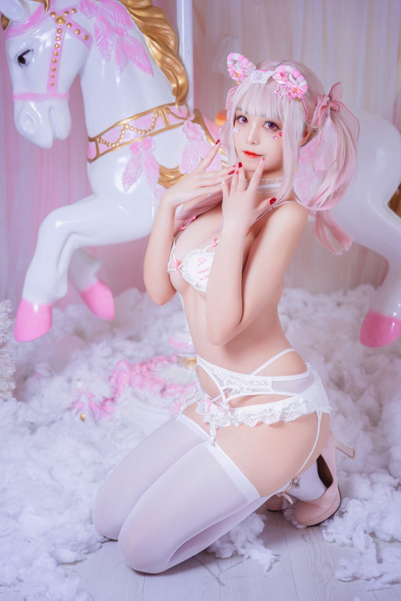 [Cosplay写真] 蜜汁猫裘 – 糖果假期(10)