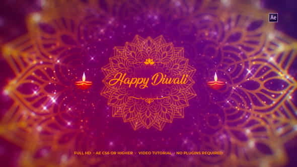 Diwali Wishes Logo - VideoHive 24810908