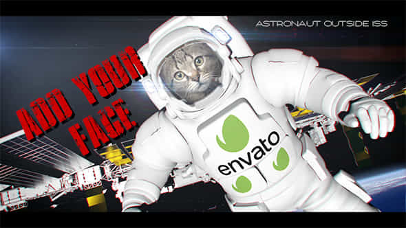 Spacewalk Outside International Space Station 2 - VideoHive 18543274