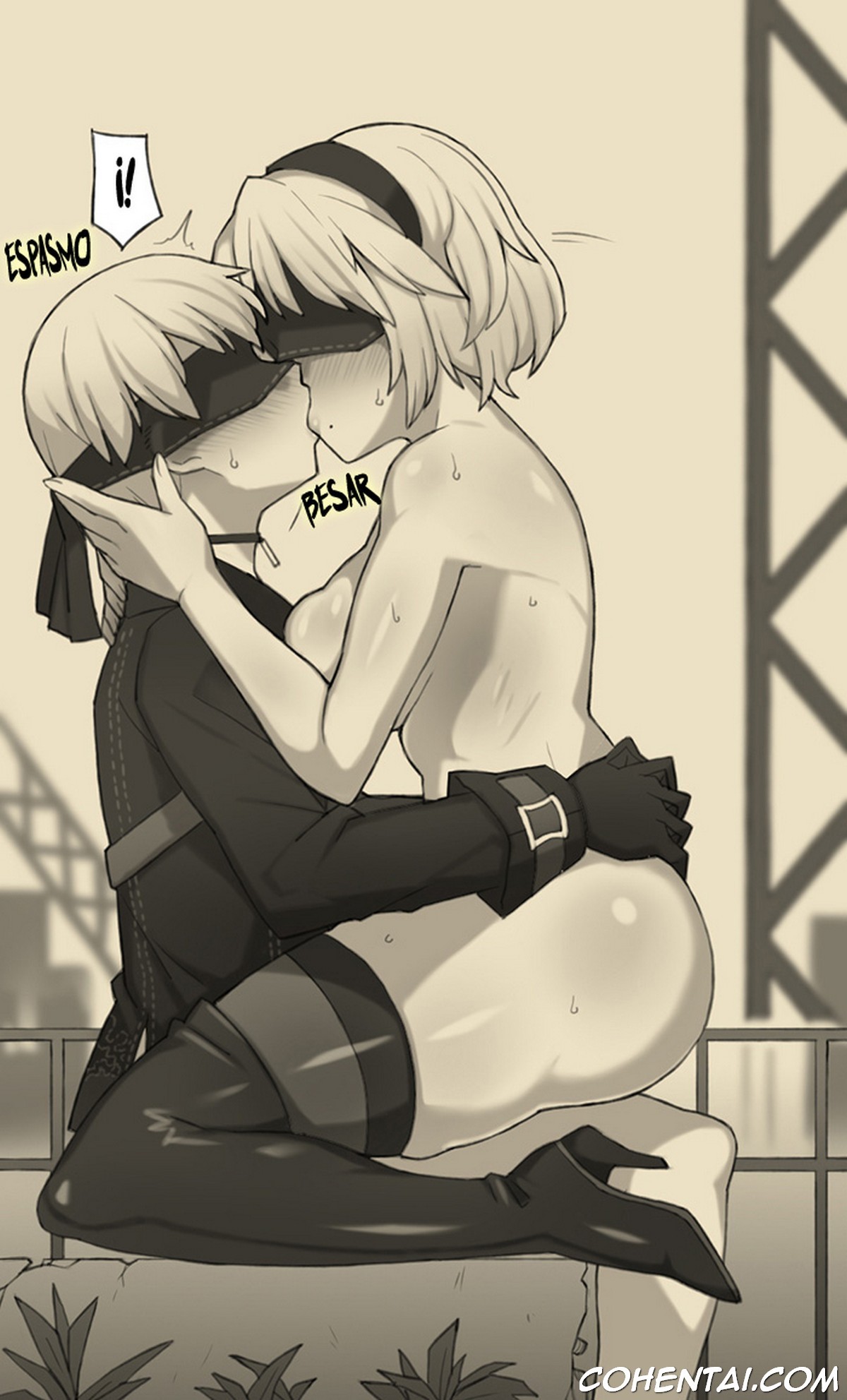 2B 9S (NieR:Automata) xxx comics manga porno doujin hentai español sexo 