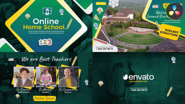 Online Home School - VideoHive 48091794