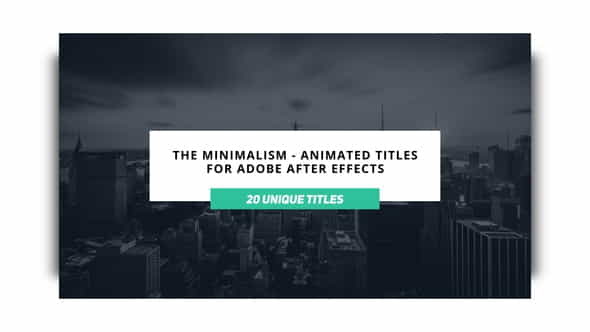 The Minimalist - VideoHive 23068248