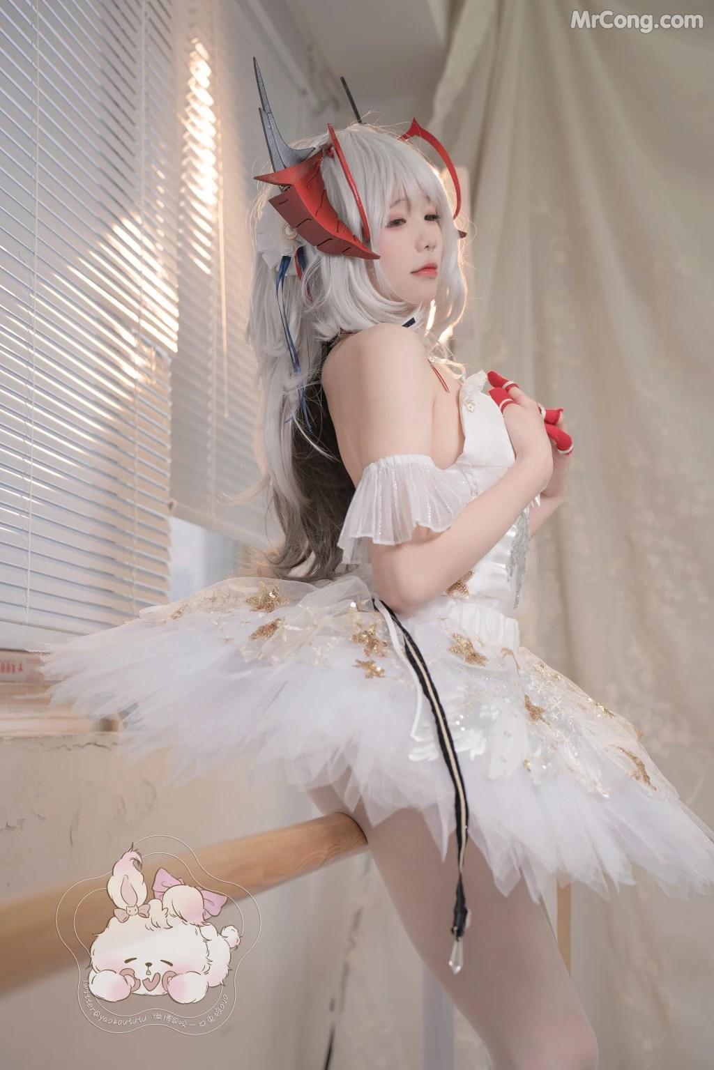 Coser@黏黏团子兔: W天鹅之舞 (55 photos )(42)