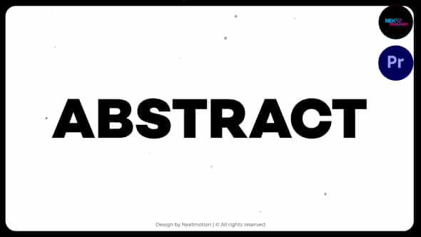 Minimal Abstract Intro - VideoHive 39762733