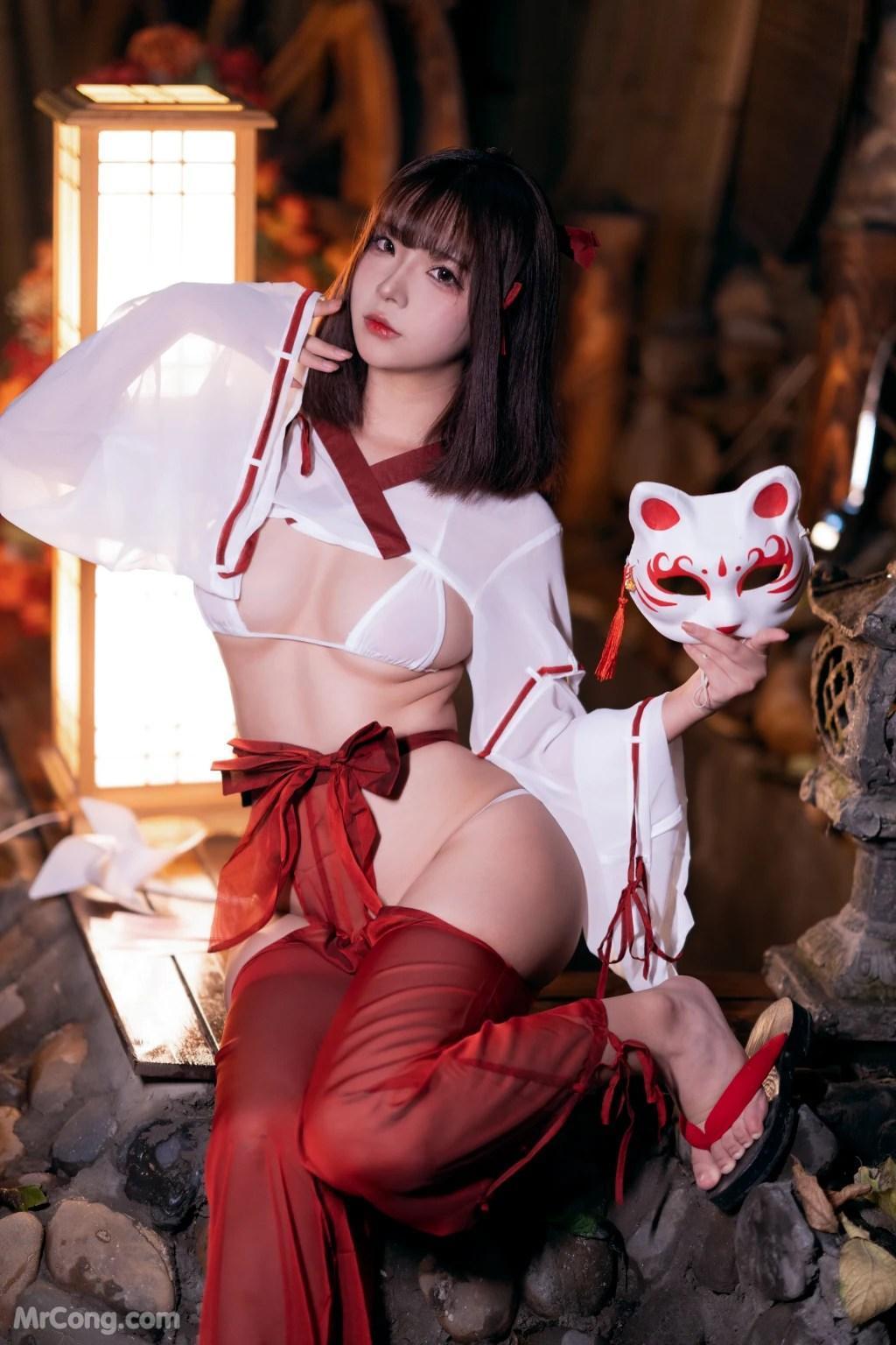 Coser@yuuhui玉汇 No.33: 祝巫神女 (120 photos)(1)