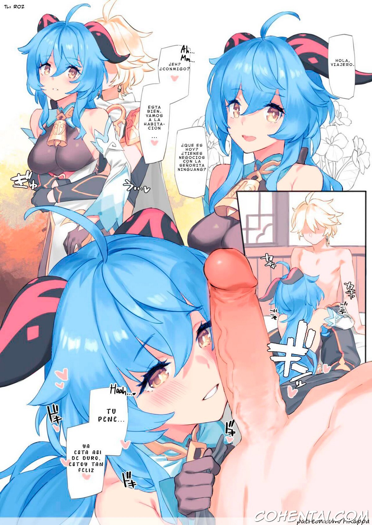 Kanu-chan ni Amaeru o Manga (Genshin Impact) xxx comics manga porno doujin hentai español sexo 