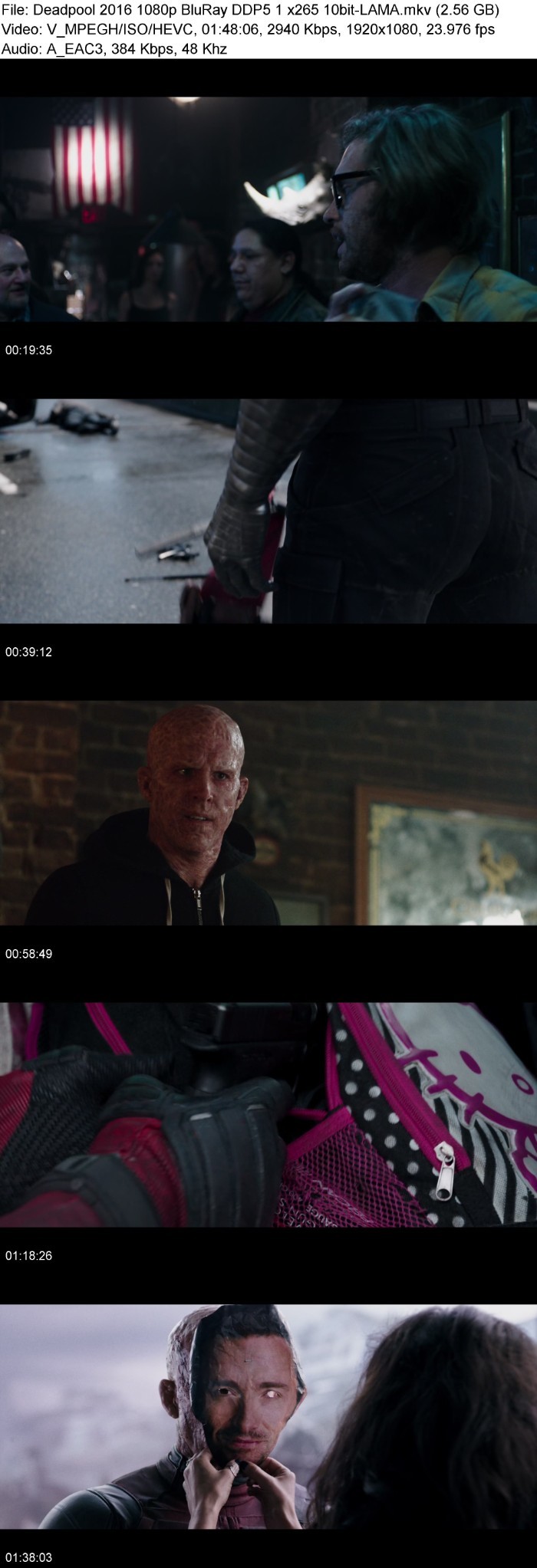 Deadpool (2016) 1080p BluRay DDP5 1 x265 10bit-LAMA OSuTupAw_o