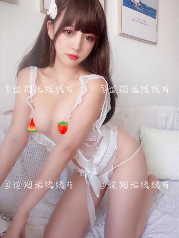 Dytv主播过期米线线SAMA-情趣透明女仆装写真(12)