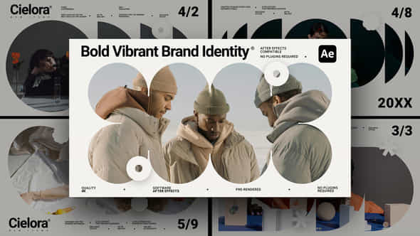 Bold Vibrant Brand Identity For After Effects - VideoHive 56023124