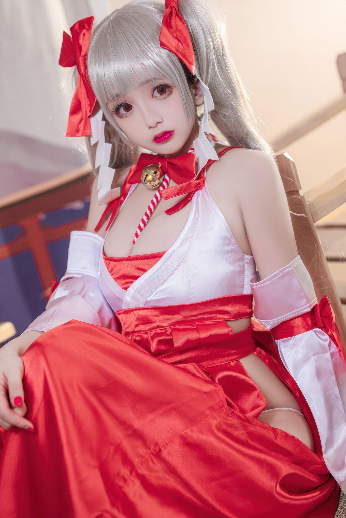 Cosplay Rinaijiao日奈娇 碧蓝航线 可畏巫女(8)